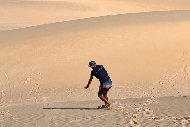 4WD Boa Vista group day tour south and north with sandboarding - Lunch at Bahia Beach Club or Casa Rosa