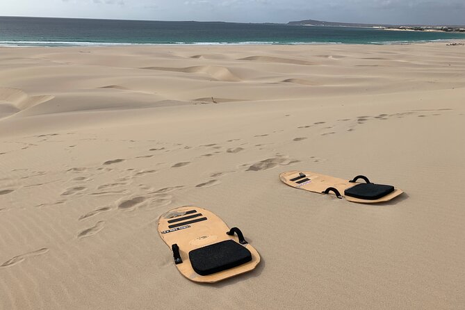 4x4 Tour - Sandboard, Shark & Green Turtle's Bay, Snacks & Drinks - Morro de Areia and the island’s sandy playground