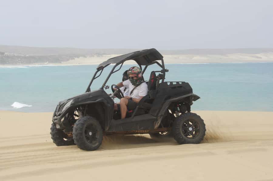 Boa Vista Island: Dunes, Desert &Sal Rei 4WD Buggy Adventure - Through Sal Rei Toward Bahia de Estoril