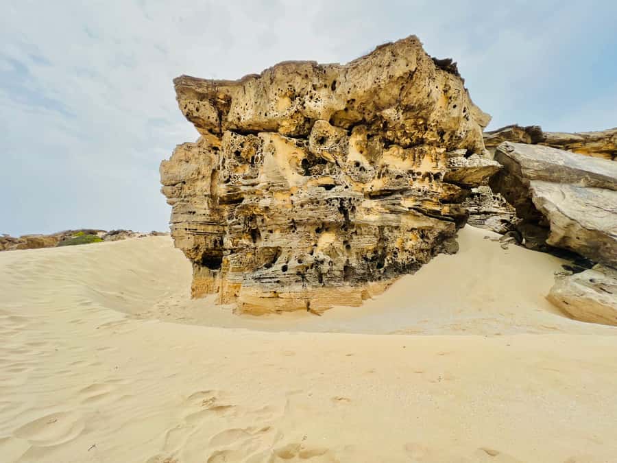 Boa Vista Mystical Wonders: Santa Monica Beach and Caves - Povoação Velha shows an older side of Boa Vista