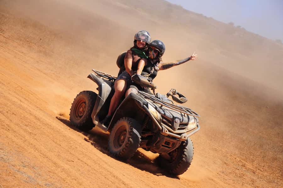 Boa Vista: Off-Road Quad Bike to Santa Monica & Caves - Morro de Areia, where desert meets the sea