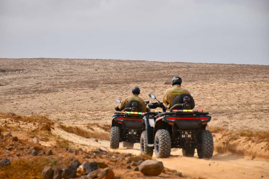 Boa Vista Quad Tour: Shipwreck & Viana Desert (2-Hour) - The ride from Sal Rei to Cabo Santa Maria Beach
