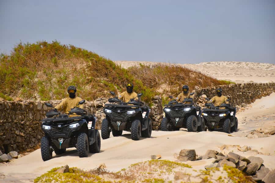 Boa Vista Quad Tour: Shipwreck & Viana Desert (2-Hour) - Pickup from Sal Rei and getting ready