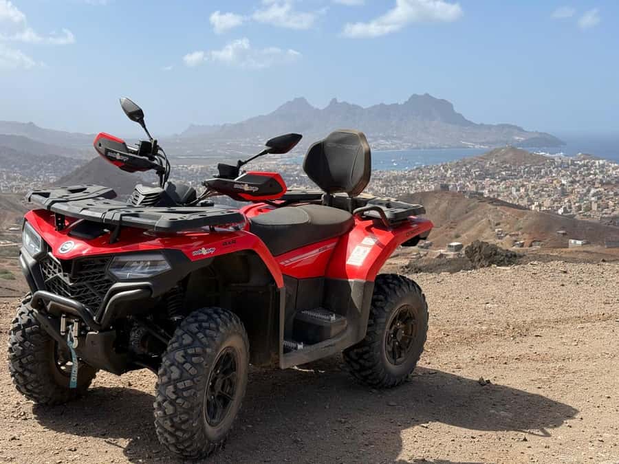 Cape Verde: São Vicente Island 4x4 Quad Tour - Returning through Mindelo and Praia da Laginha