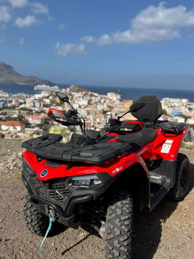 Cape Verde: São Vicente Island 4x4 Quad Tour - The first viewpoint above Mindelo
