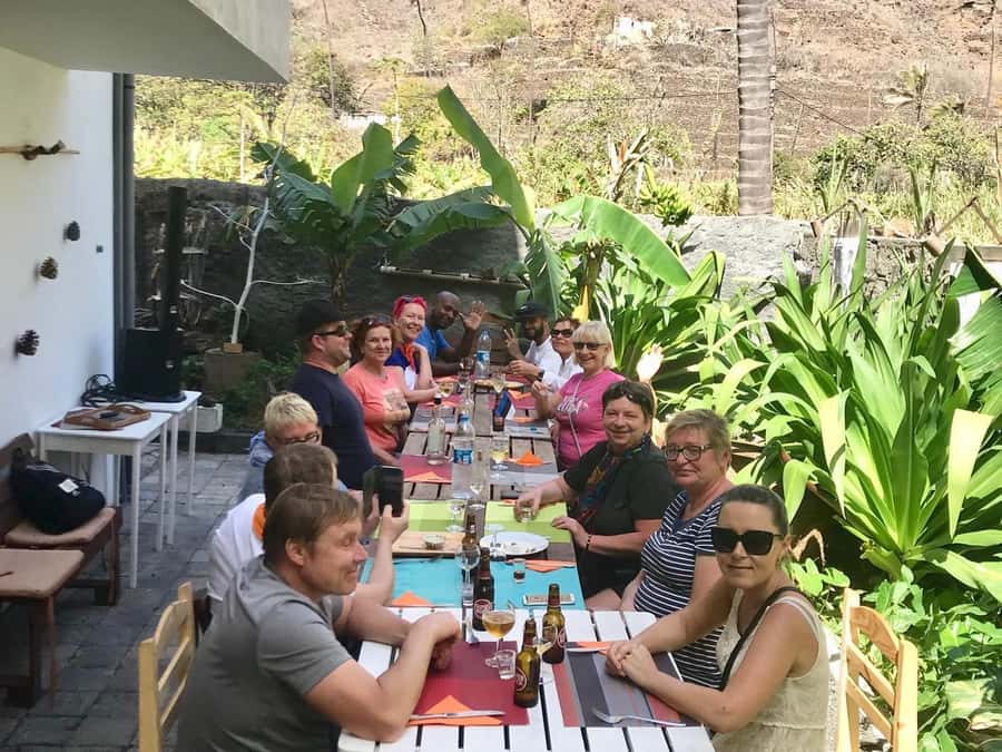 Cova–Paúl Valley Trek: Santo Antão Day Trip by Ferry - The downhill route into Paúl Valley