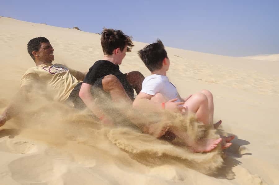 From Boa Vista: Sandboarding Adrenaline down the big Dunes - Repeated runs, sandy climbs, and the fun factor