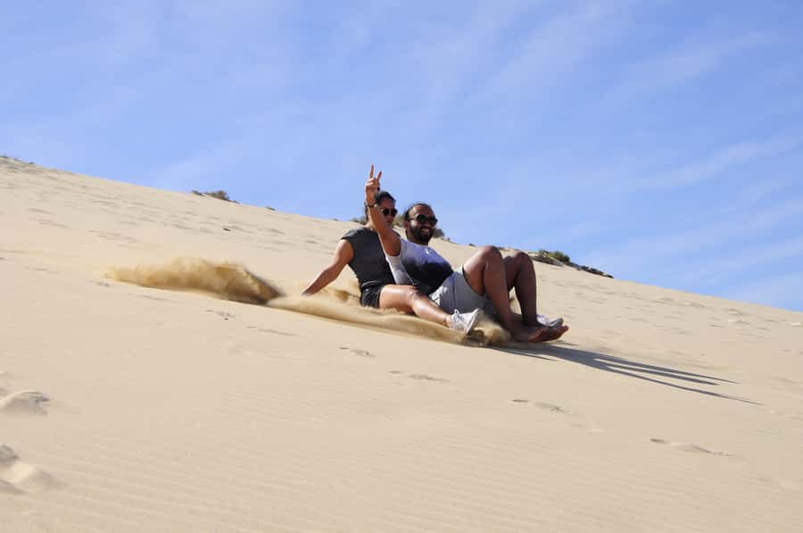 From Boa Vista: Sandboarding Adrenaline down the big Dunes - What the guides add to the experience