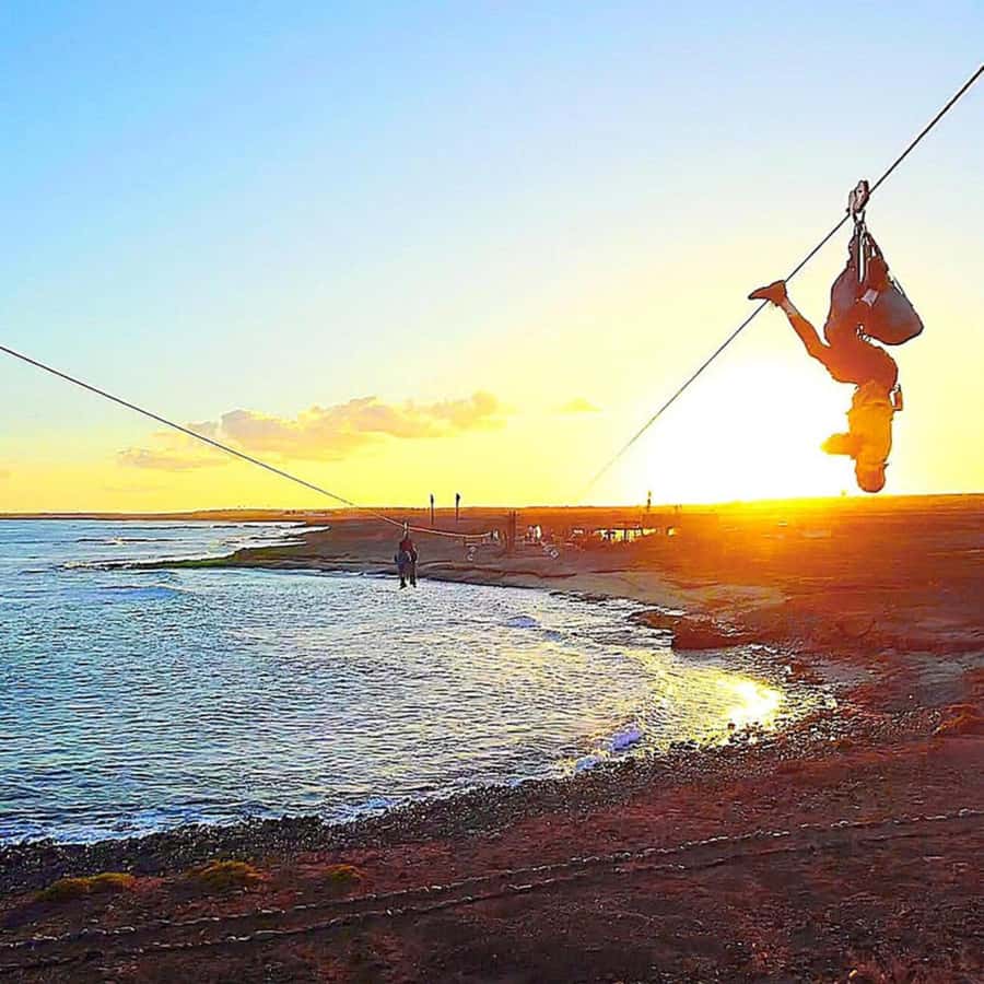 From Santa Maria: Sal island Zipline Experience (Official) - Leaving Santa Maria for Serra Negra