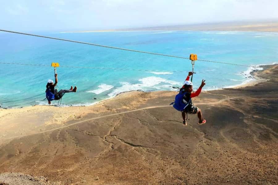 From Santa Maria: Sal island Zipline Experience (Official) - What to bring, and what to leave behind