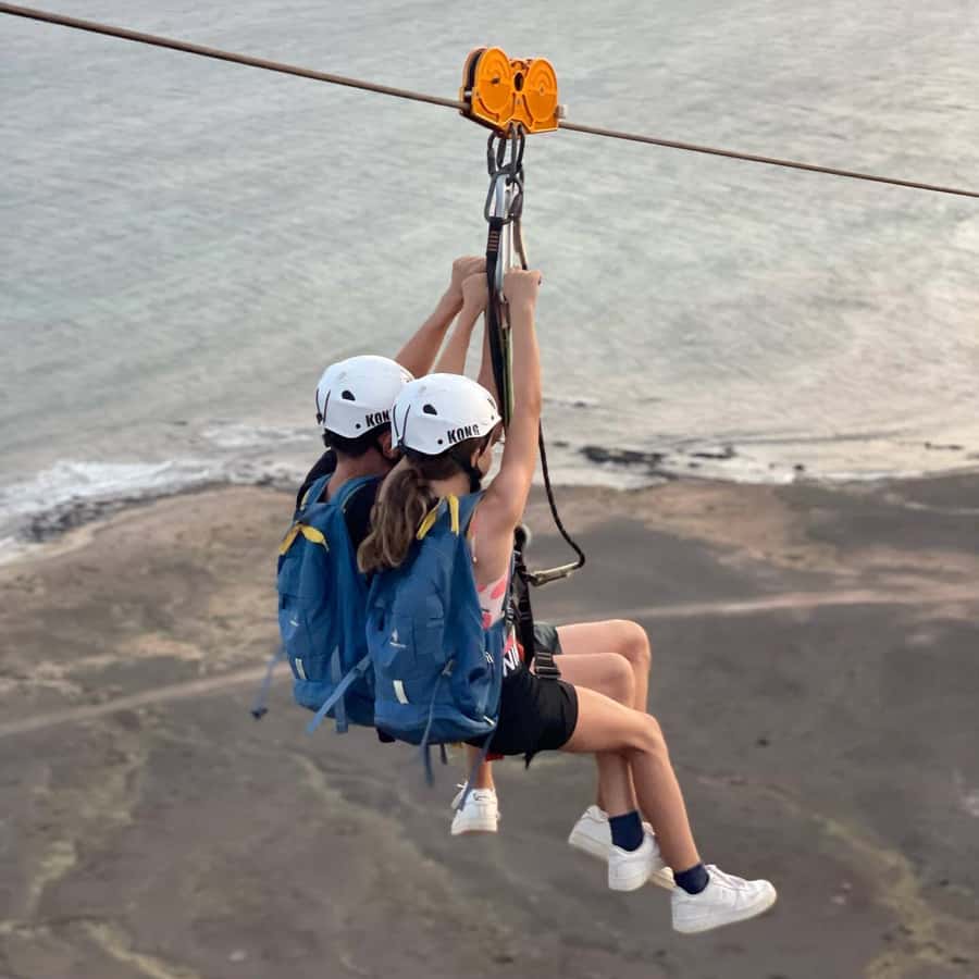 From Santa Maria: Sal island Zipline Experience (Official) - Who gets the most from this $65 outing?