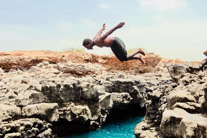 join us in this excursion of Sal island - Floating in the Pedra de Lume salt crater
