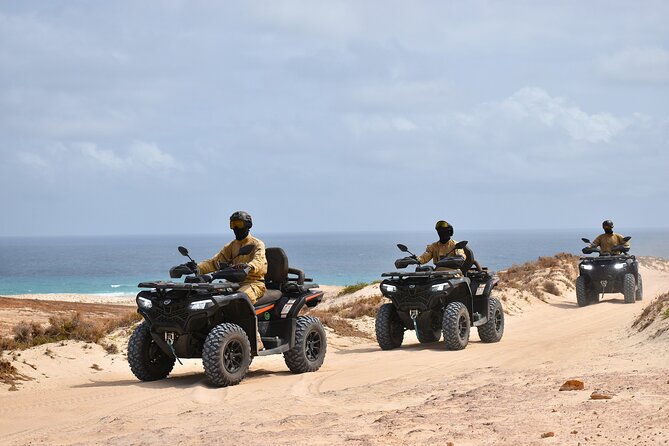 Quad Adventure Tour in North Boa Vista - Sharing one quad and checking the weight limit
