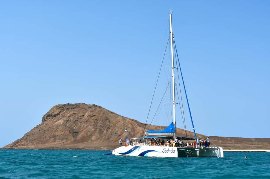 Sal: All-Inclusive Half-Day Lounge Catamaran Cruise - Setting out from Sal’s west coast