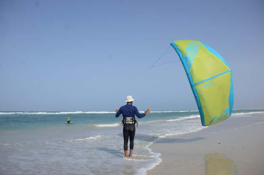 Sal: Kitesurfing Lessons - What happens if you choose the full kite course