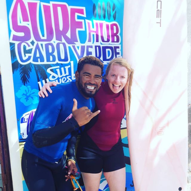 Sal: Surf Lesson - Walking from the surf school to Santa Maria Beach