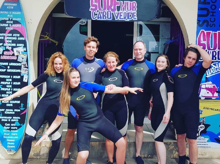 Sal: Surf Lesson - Meeting the instructors near Santa Maria’s main square