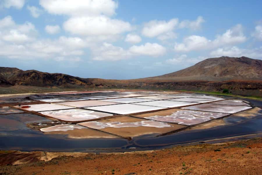 Salt Pans & Lemon Sharks Experience - The salt pans inside Pedra de Lume’s crater