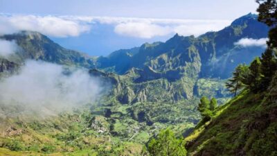 Hiking Cova Volcano Crater to Ribeira Paúl