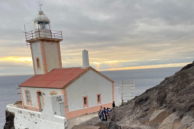 Sunset Hike to Lighthouse, Dona Amélia, São Vicente, 2h - Climbing the man-made path to Farol de D. Amélia